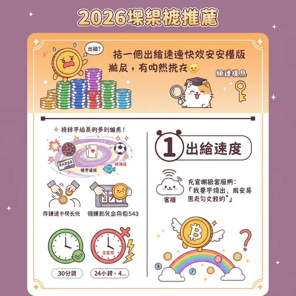 2026娛樂城推薦：怎麼挑選出金速度快又安全的現金版？