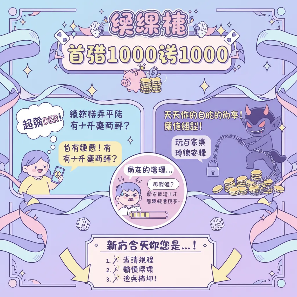 首儲1000送1000：破解流水要求與體驗金領取技巧