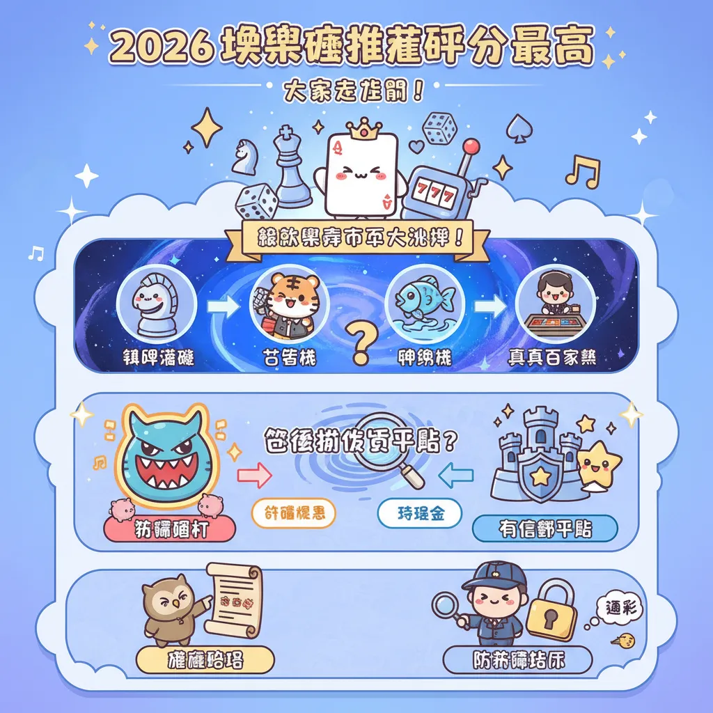 娛樂城推薦評分最高：挑選優質線上博弈與遊戲攻略指南