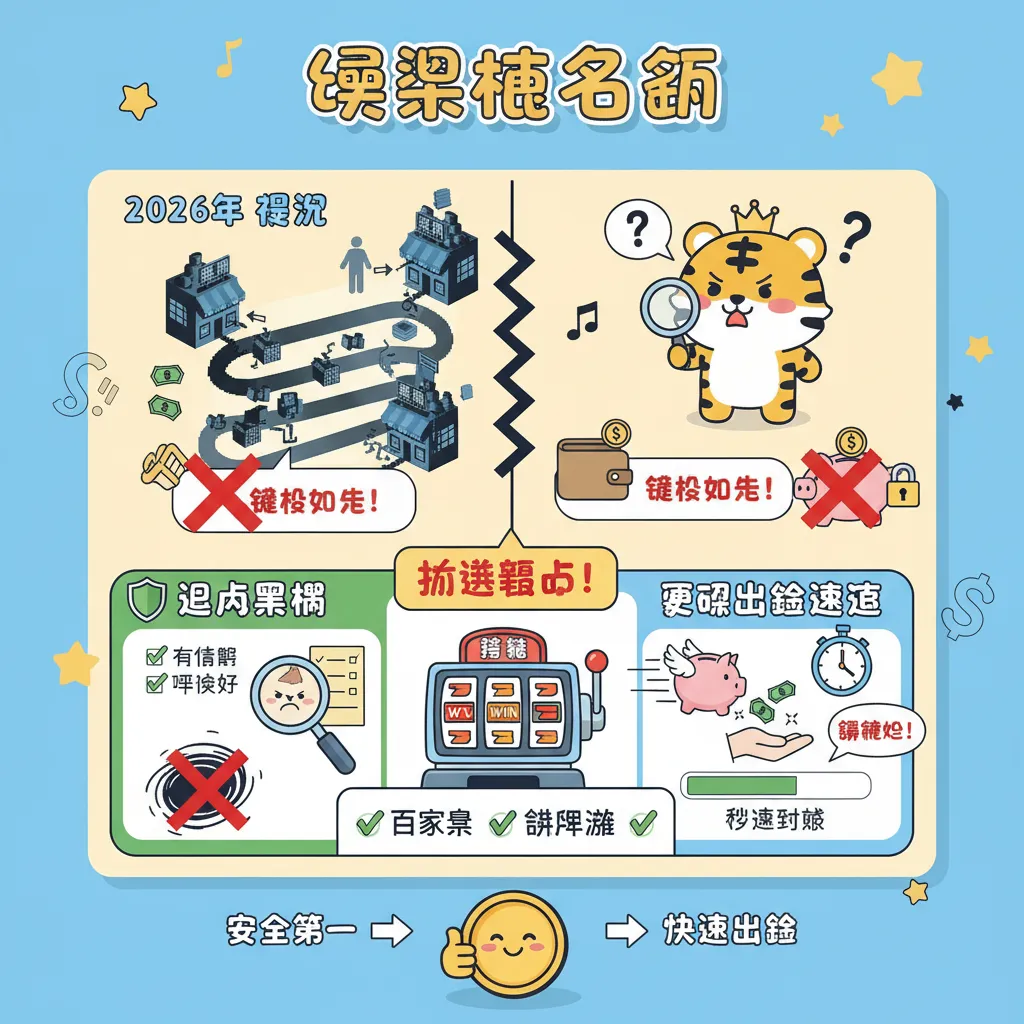 娛樂城名單怎麼挑？避開黑網並確認出金速度才安心