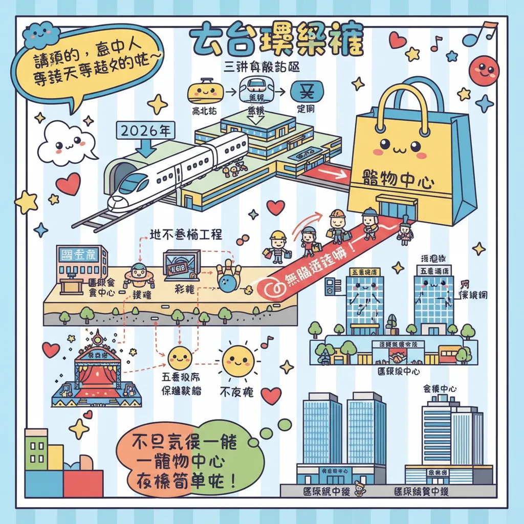 臺中娛樂城進駐三鐵共構，打造全新交通轉運樞紐