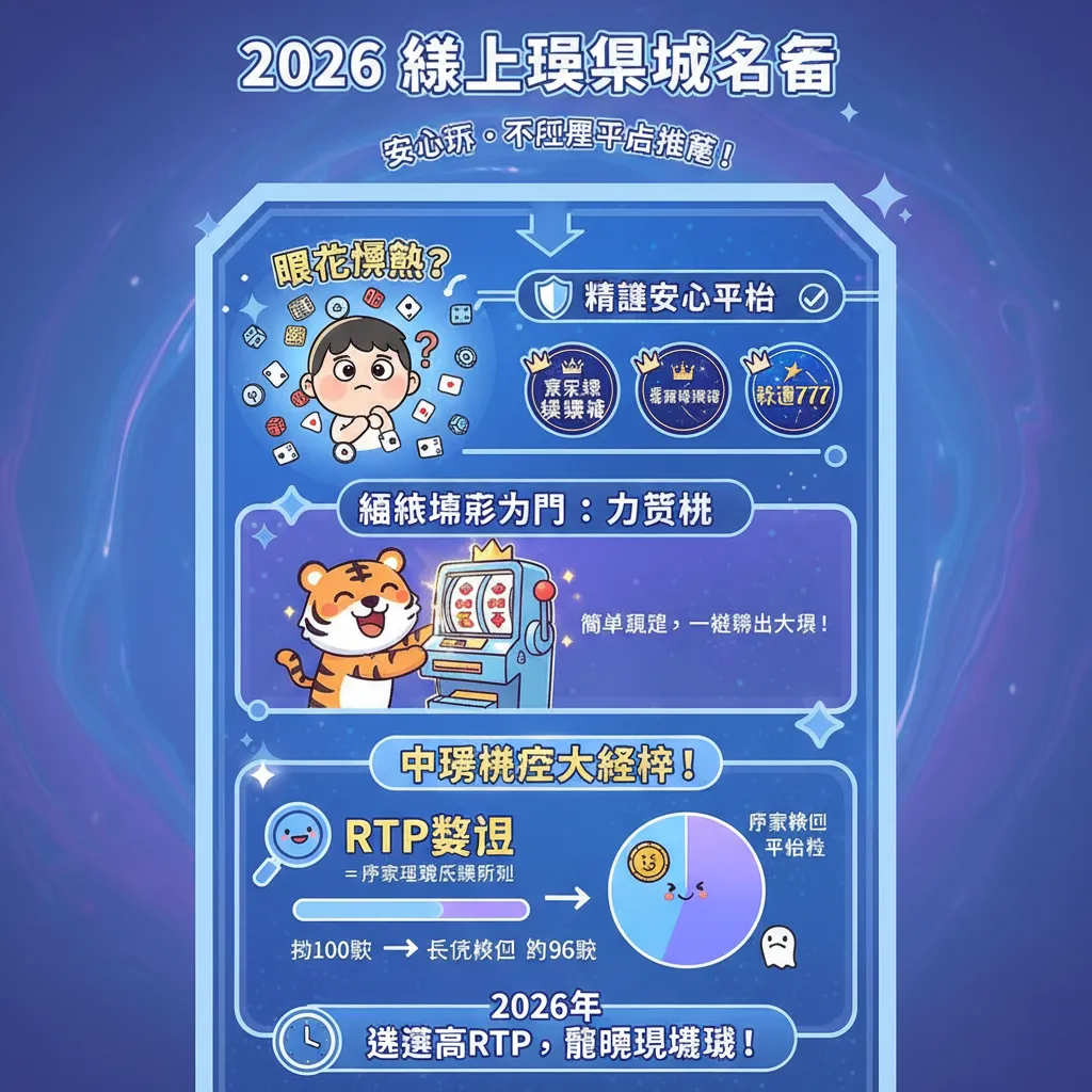 想玩線上娛樂城？這份名單幫你篩選高RTP的老虎機平臺